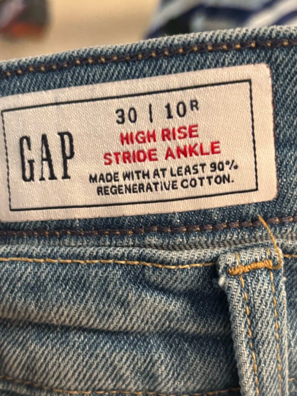 GAP HIGH RISE
STRIDE ANKLE - Picture 3 of 4